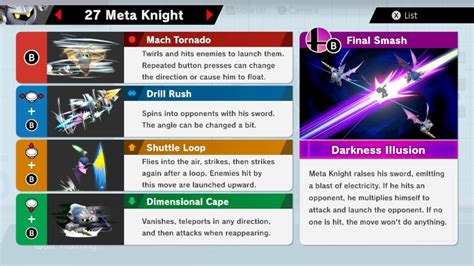 Smash Ultimate Meta Knight Guide – Moves, Outfits, Strengths, Weaknesses