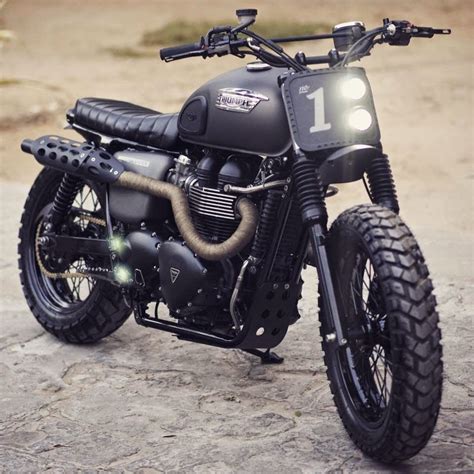 Triumph Bonneville Scrambler by Rajputana Custom Motorcycles built for ...