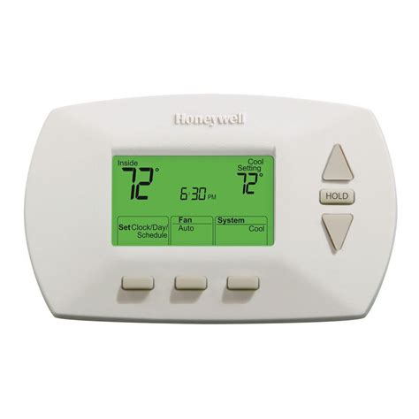 Honeywell 5-2 Day Programmable Thermostat with Backlight-RTH6350D - The Home Depot