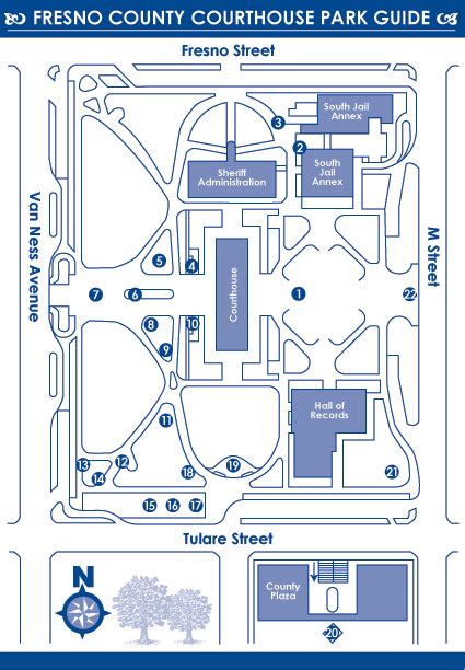 Fresno County Courthouse Park Map