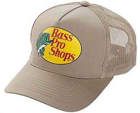 Bass Pro Shops Authentic Mesh Cap Hat Fishing Beige Adjustable | Etsy