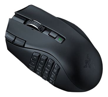 Razer Naga V2 Hyperspeed Black Optical Wireless MMO Gaming Mouse ...