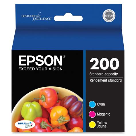 Epson 200 DURABrite Original Color Multi-Pack Ink Cartridge - Walmart.com