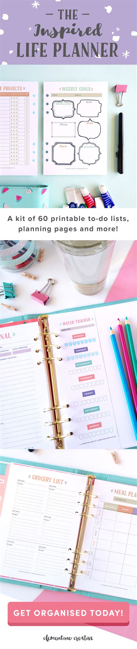 Download this free printable life planner to help you get organized | Life planner, Bloom ...