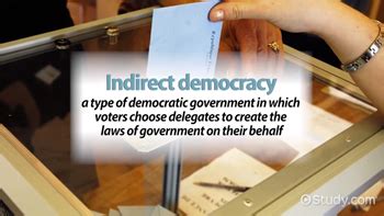 Indirect Democracy