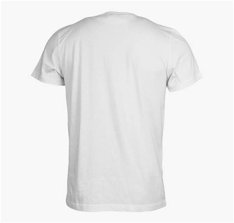 Tshirt White Back - Blank White Gildan Shirt, HD Png Download ...