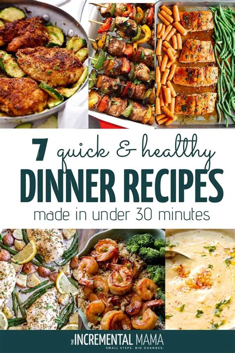 Quick & Healthy Dinner Recipes Under 30 Minutes