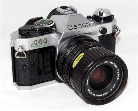 Vintage Canon AE-1 Program 35mm SLR Film Camera, One Of Th… | Flickr