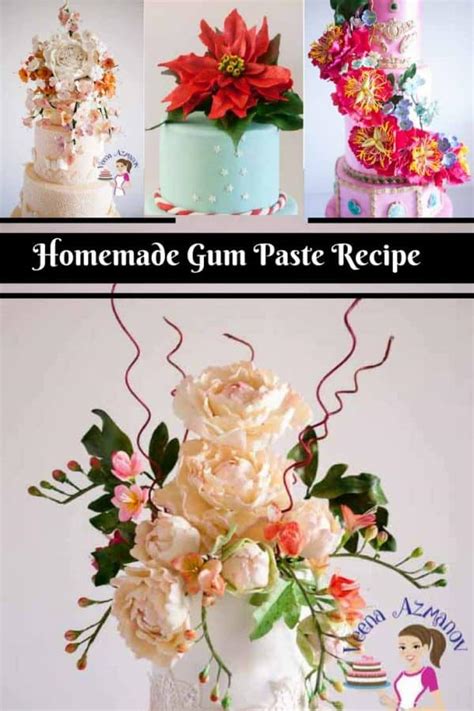 BEST Gumpaste Recipe for Making Sugar Flowers - Veena Azmanov