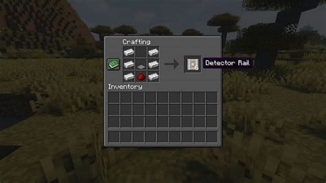 How to use a detector rail in Minecraft