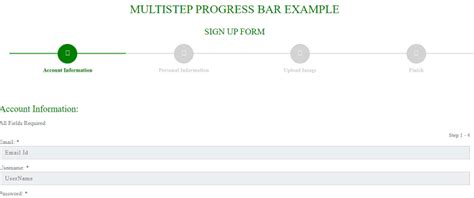 Multi step progress bar in Bootstrap 4 | Online Tutorials Library List ...