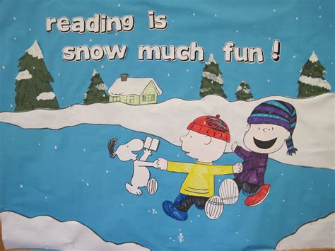 winter library bulletin boards - Google Search Elementary Bulletin Boards, Holiday Bulletin ...