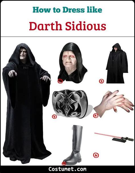 Darth Sidious (Emperor Palpatine) Costume for Cosplay & Halloween