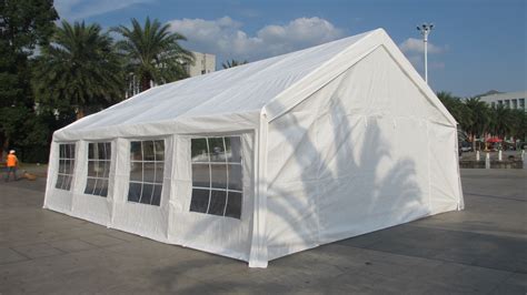 Mcombo White 20x26' Heavy Duty Carport Party Tent Canopy Car Shelter ...