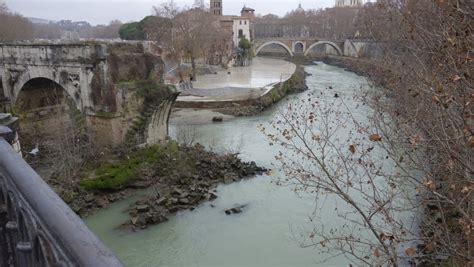 The river Tiber in Rome