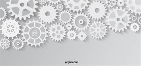 Gears Background White