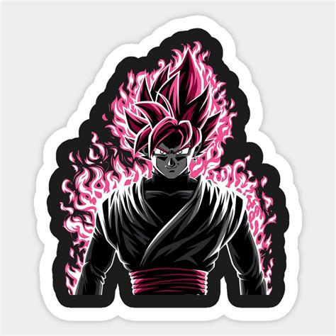 Black goku dragon ball super sticker – Artofit