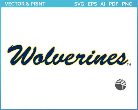 Michigan Wolverines - Wordmark Logo (1996) - College Sports Vector SVG ...