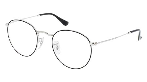 Eyeglasses RAY-BAN RX 3447V 2861 Round Metal 50/21 Man Noir / Argent ...