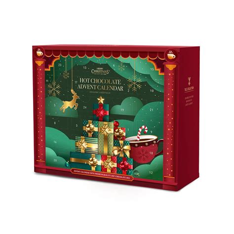 Buy Hot Chocolate Advent Calendar 2021 - Gourmet Luxury Advent Calendar 24 Hot Chocolate ...