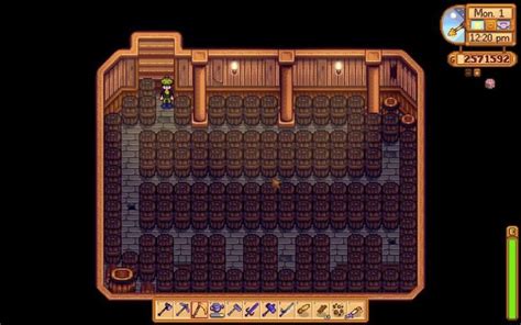 optimal cask layout basement stardew valley | Stardew valley, Stardew ...