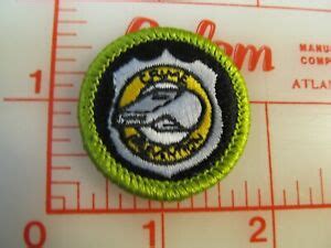 Scout stuff backed Crime Prevention merit badge emblem patch (yZ) | eBay