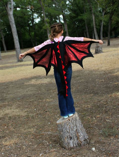 Dragon Wings & Tail Costume Black Kids Age 1 to Adult - Etsy