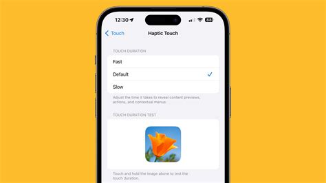 iOS 17: How to Make Haptic Touch Faster on iPhone - MacRumors