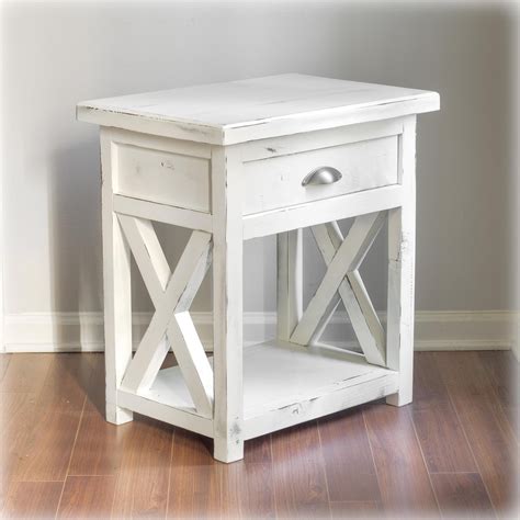 Farmhouse Nightstand White | Laludemare