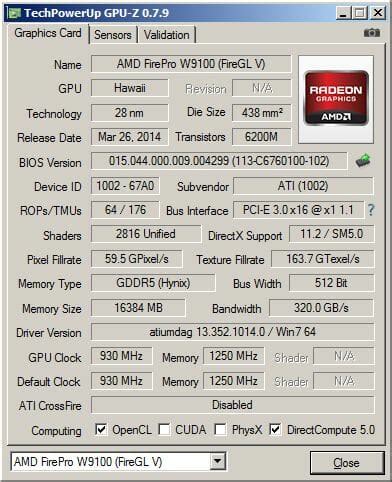 AMD FirePro W9100 Professional Graphics Card Review - XBitLabs