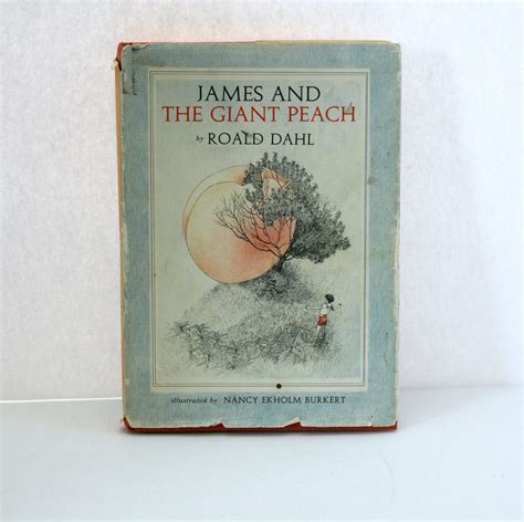 1961 James and the Giant Peach Book HC DJ 1st Edition 2nd Printing Dahl