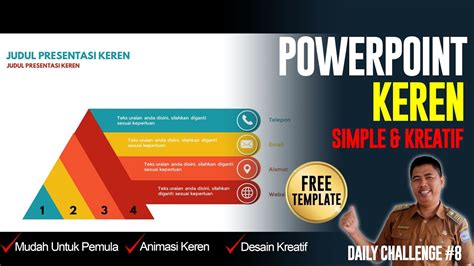 98+ Template Ppt Keren Simple free Download - MyWeb