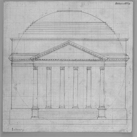 Andrea Palladio. Pantheon, Floor Plan. 1719. Book IV, Chapter XX, Plate ...