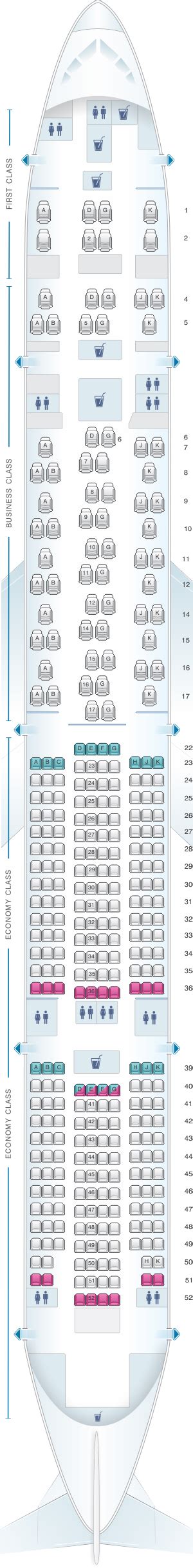 Seat Map SWISS Boeing B777 300ER | SeatMaestro