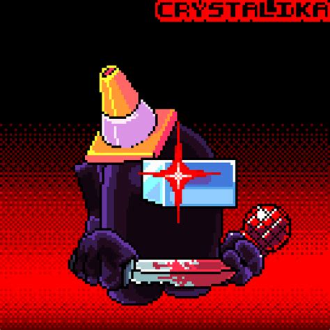 Black Impostor (Impostor V4) pixel by xCrystalStudiosx on Newgrounds