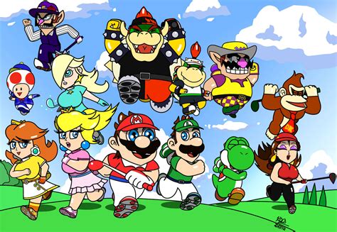 Mario Golf Super Rush by kei4dan on DeviantArt