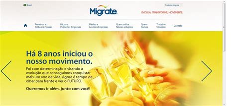 Conheça o site da Migrate, uma das produções da Agência GH! EVOLUA, TRANSFORME e MOVIMENTE! http ...