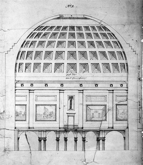 Charles Bulfinch's Capitol Rotunda, 1824 | Architecture drawing, Urban ...