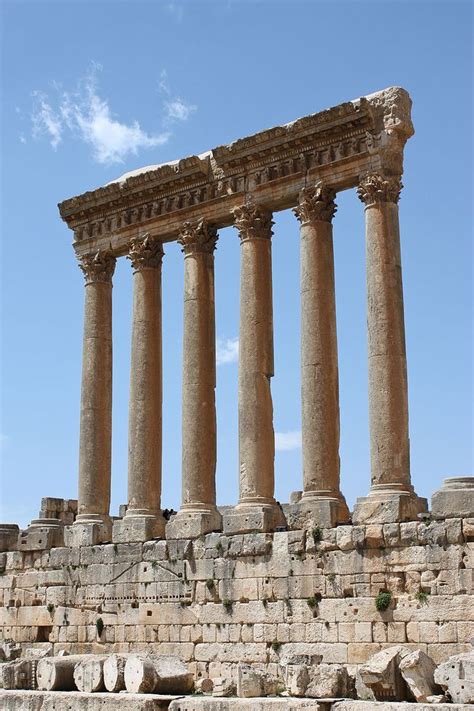 The temple of Jupiter in Baalbek temple complex, in Lebanon | Baalbek, Ancient ruins, Ancient ...