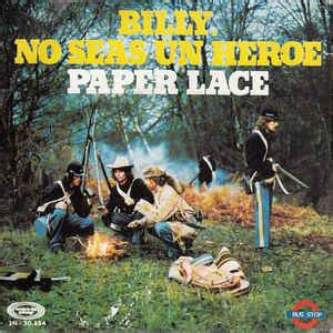 Paper Lace - Billy, Don't Be A Hero (1974, Vinyl) | Discogs