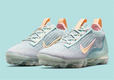 Nike Vapormax Flyknit 2021"Aqua Mango" - SneakherClub