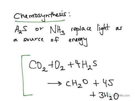 Chemosynthesis - YouTube