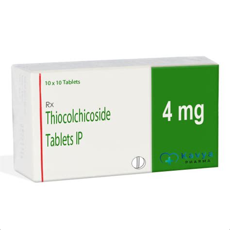 Thiocolchicoside Tablets at Best Price, Thiocolchicoside Tablets Supplier in Gujarat