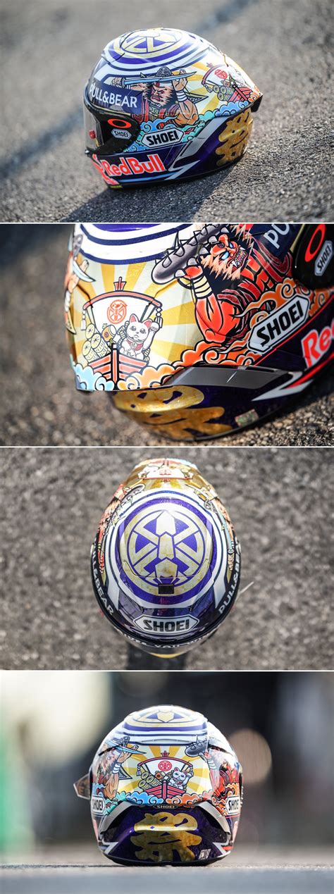 Marc Márquez @marcmarquez93 Motegi 2018 Special Helmet #JapaneseGP Marc Marquez, Helmet Design ...