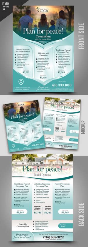 Funeral Home Brochures | 12 Custom Funeral Home Brochure Designs