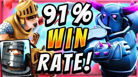 91% WIN RATE! *NEW* PEKKA DOUBLE PRINCE DECK — Clash Royale - YouTube