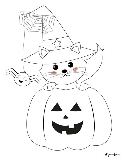 Cute Halloween Coloring Pages