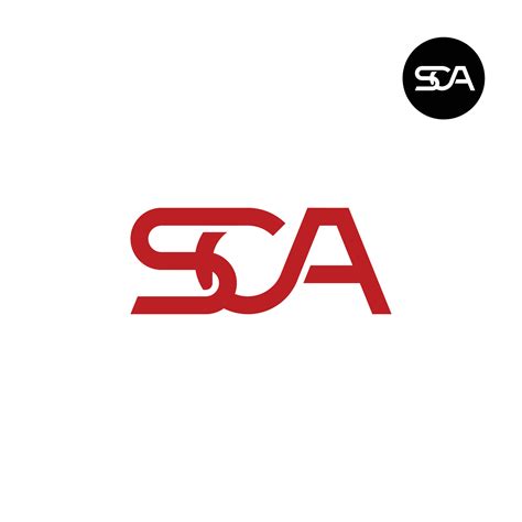 Letter SCA Monogram Logo Design 25752733 Vector Art at Vecteezy