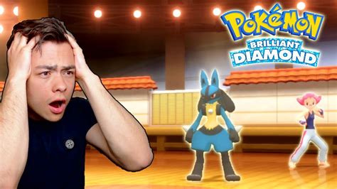 3DE GYM, MAAR LUCARIO IS... - Pokemon Brilliant Diamond & Shining Pearl #8 - YouTube