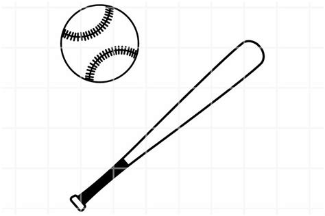 Baseball SVG. Baseball bat cut file. Sport (1648194)